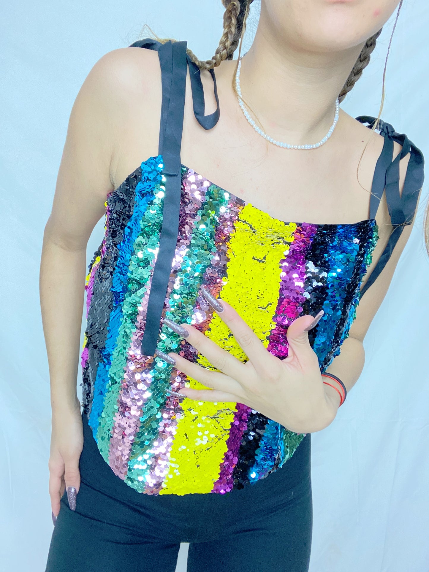 Sparkly Colorful Top