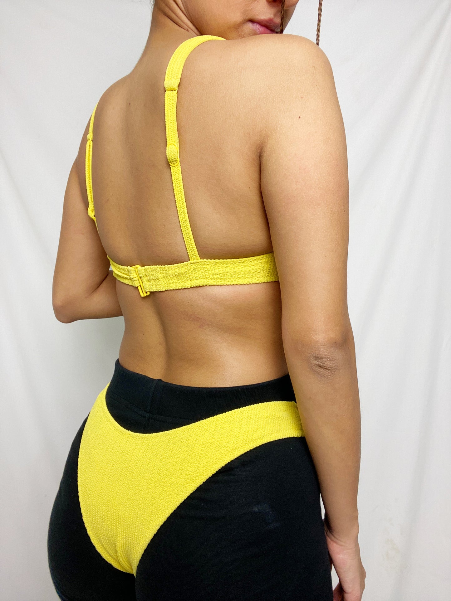 Yellow Texture Two Piece