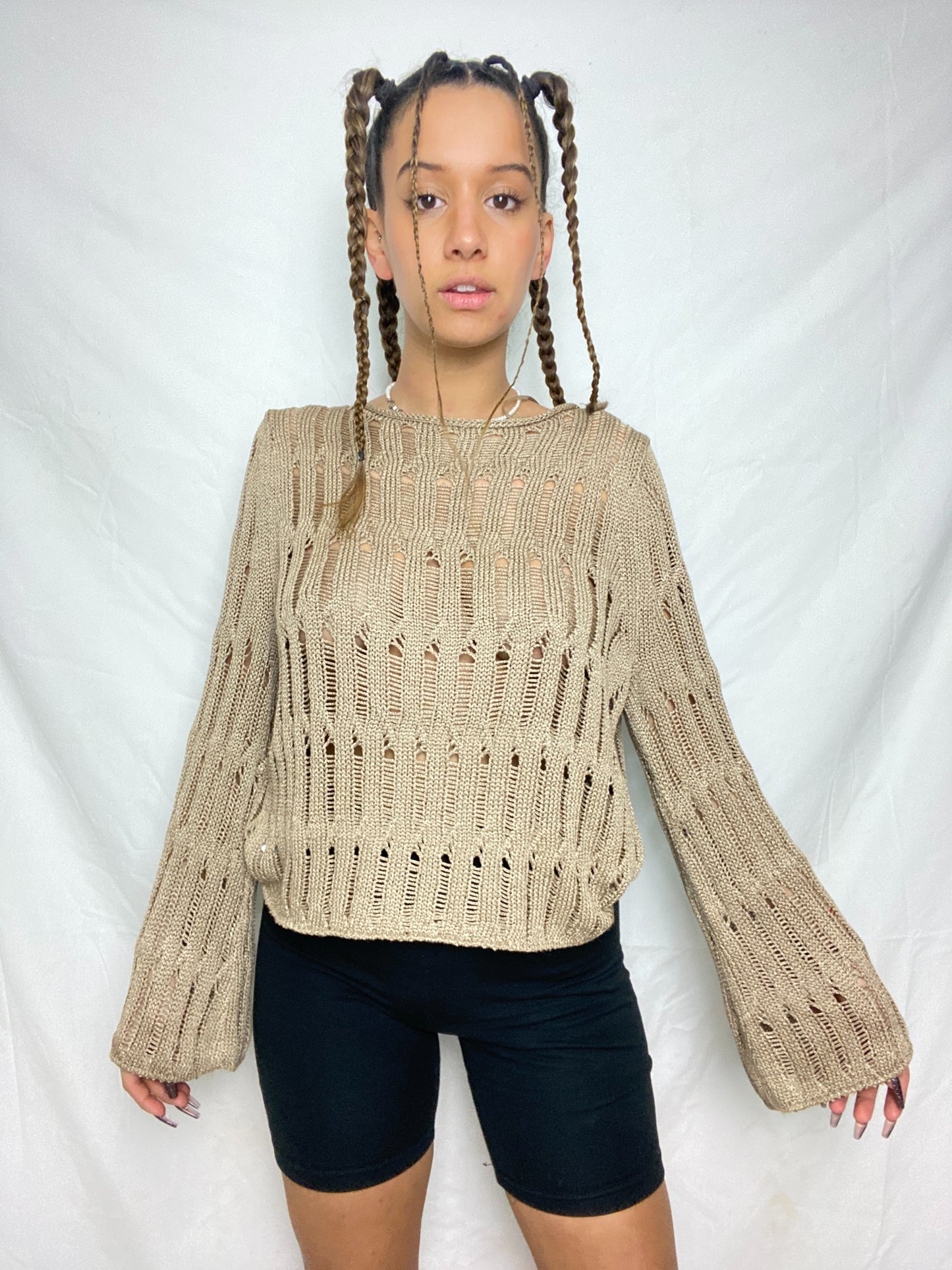 Knit Creme Sweater