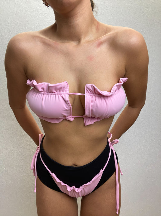 Wrap Pink Swimsuit